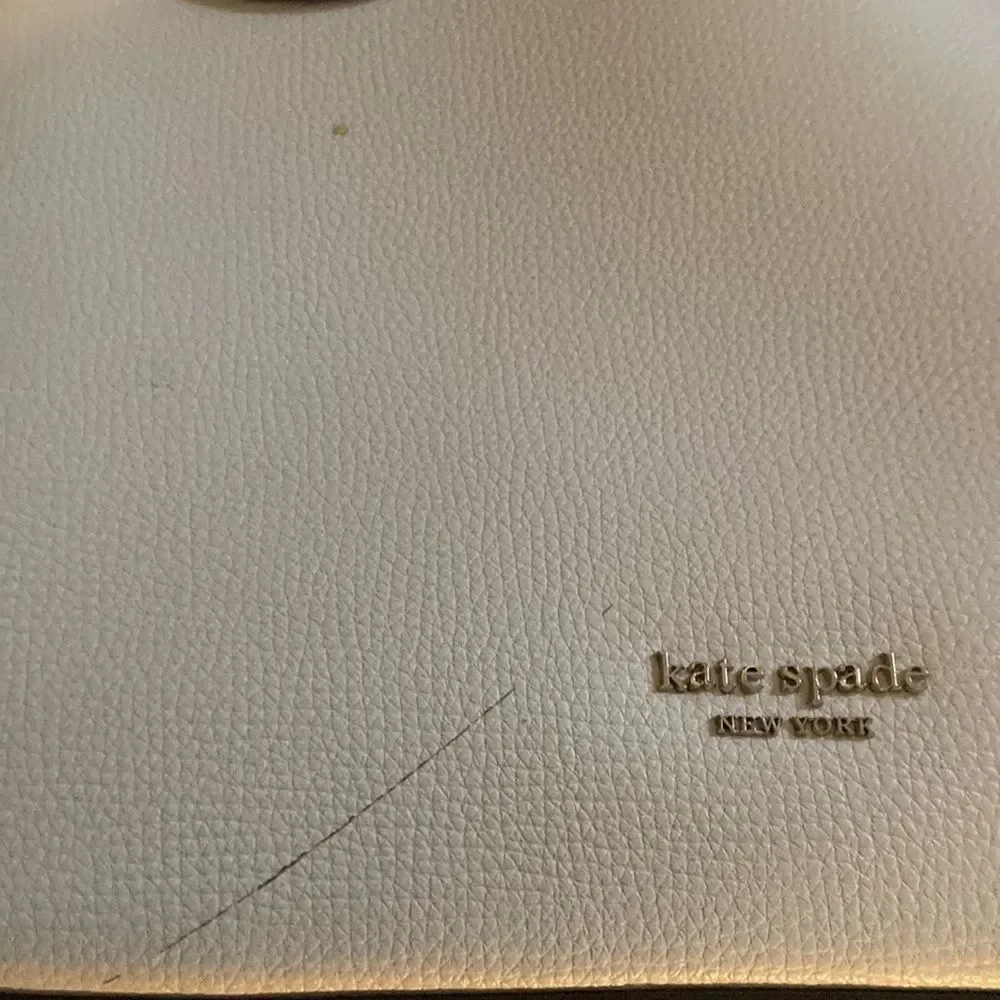 Kate Spade White Perforated Sylvia Satchel